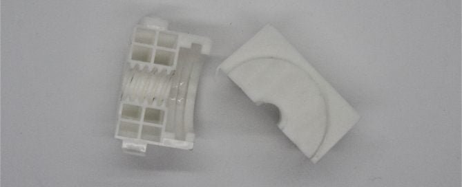 Injection molded nuts 14